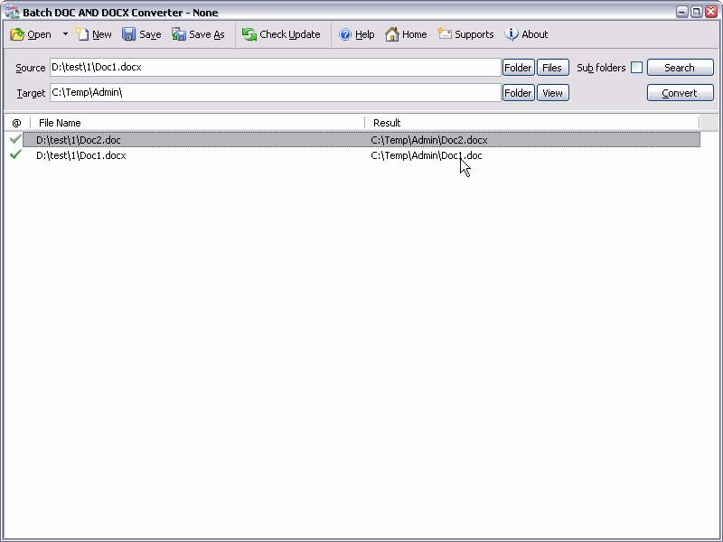 Batch DOC and DOCX Converter下载,DOC和DOCX文档转换软件