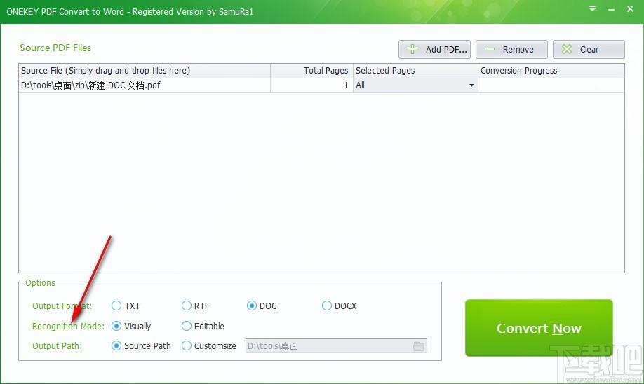 ONEKEY PDF Convert to Word下载