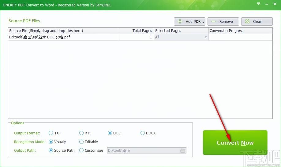 ONEKEY PDF Convert to Word下载