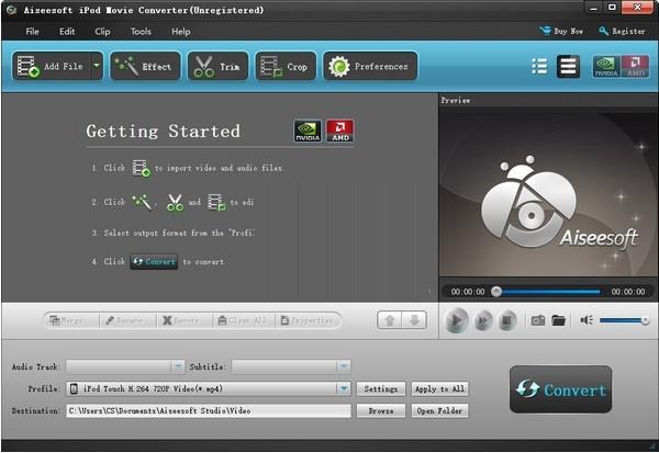 iPodMovieConverter,视频转换.